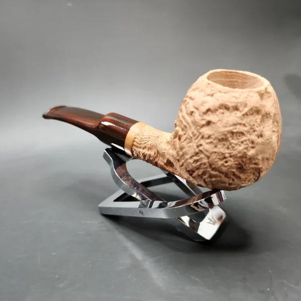 Morgan Bones Arbutus Apple Strawberry Briar Pipe, New - Image 6