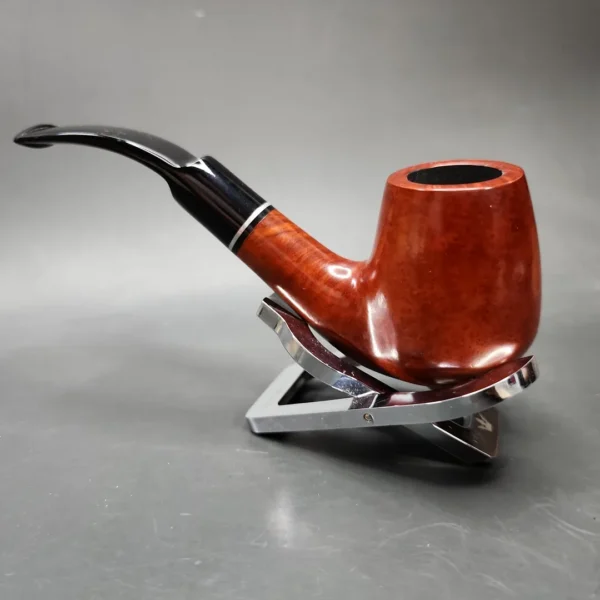 Vauen 3906 Smooth Bent Billiard Estate Briar Pipe, Unsmoked, 9mm - Image 6