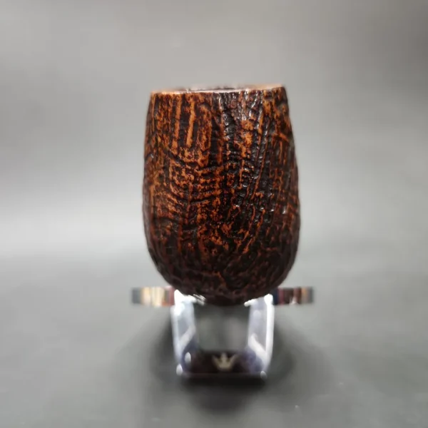 Astleys Sandblasted Brandy Estate Briar Pipe, English Estates, 9mm - Image 6