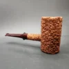 Pipe Tristan Granite Rusticated Poker Handmade Briar Pipe, New - Image 6