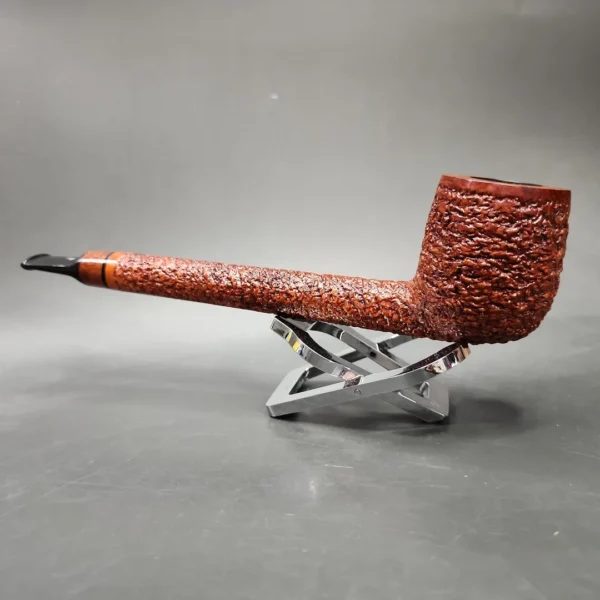 Ser Jacopo 2 X Maxima Long Rusticated Lovat Estate Briar Pipe, Italian Estates - Image 6
