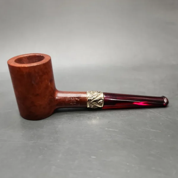 Pre-Kaywoodie KBB Blue Line Bakelite w/Gold Smooth Poker Estate Briar Pipe, Unsmoked - Image 6