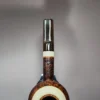 Sebastian Heck Squat Rhodesian w/ Elforyn Handmade Briar Pipe, New - Image 7