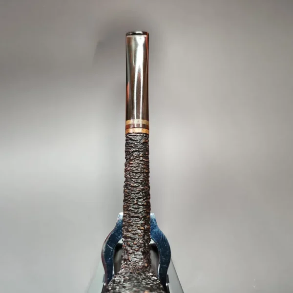 Paolo Becker Rusticated Canadian Estate Briar Pipe, Italian Estates - Image 7