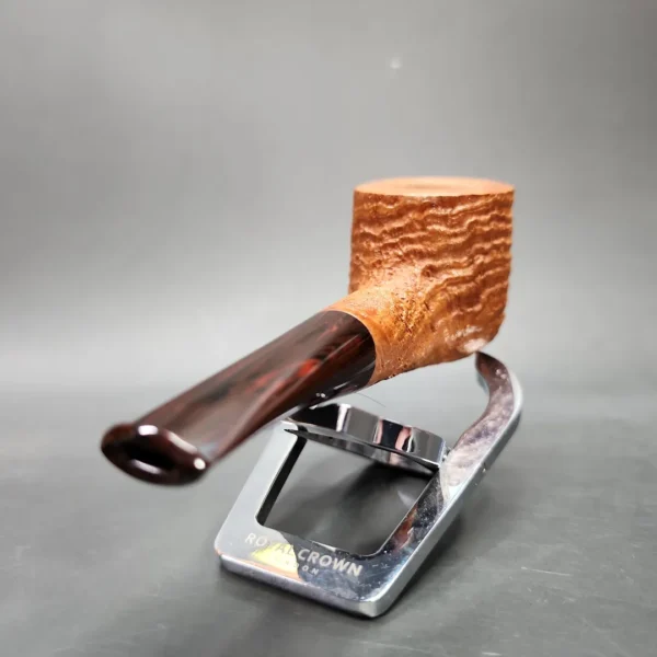 Nathan Armentrout Sandblasted Shape 55 Handmade Briar Pipe, Unsmoked - Image 7