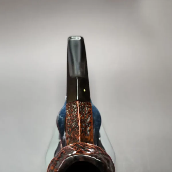 Dunhill Patent Era Shell Sandblasted Bulldog Estate Briar Pipe, English Estates - Image 7