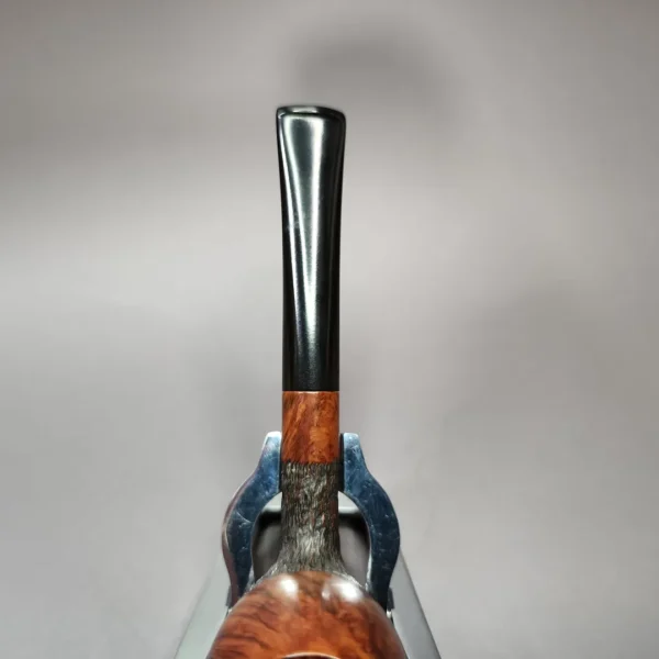 WO Larsen Partially Rusticated Egg Estate Briar Pipe, Danish Estates - Image 7