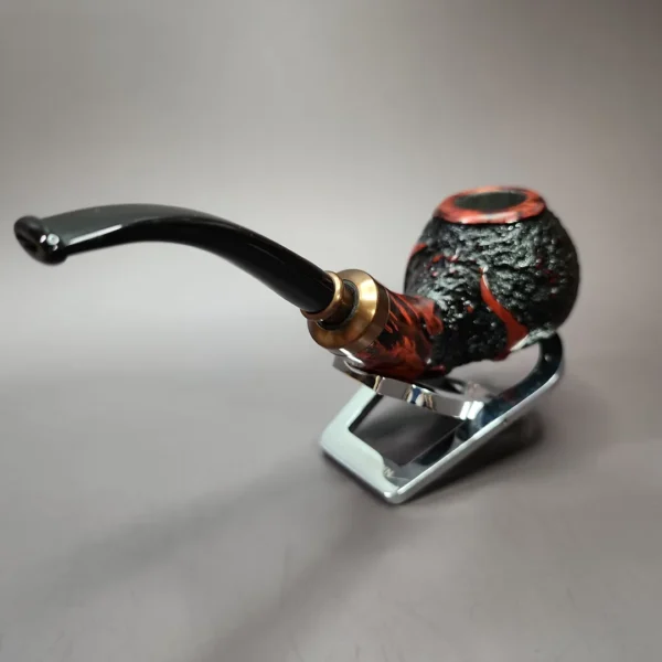 Nording Hold Em Queen Rusticated Brandy Estate Briar Pipe, Unsmoked - Image 7