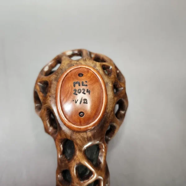 Moonlight "Lotus Pod" Author Handmade Briar Pipe, New - Image 7