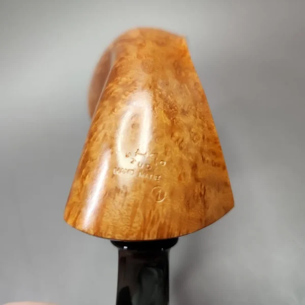 HS Studio Smooth Asymmetrical Dublin Sitter Estate Briar Pipe, Unsmoked - Image 7