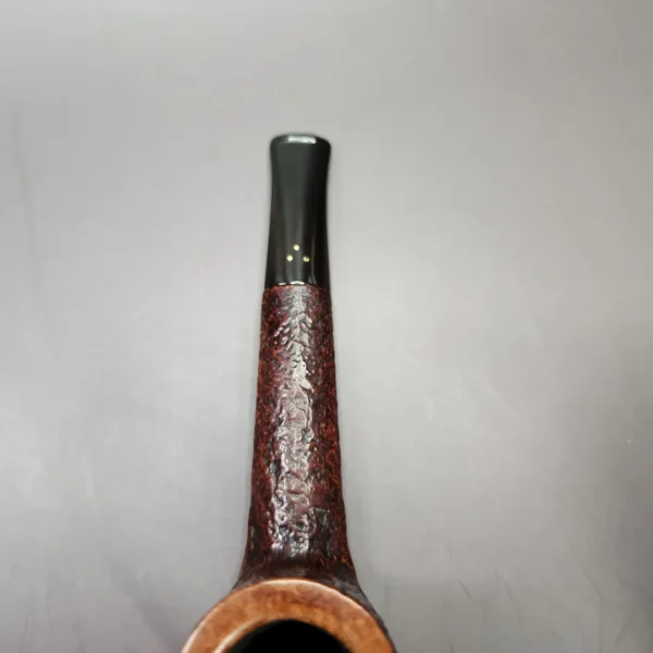 Savinelli Giubileo d'Oro Straight Grain Fiammata 814 KS Estate Briar Pipe, Italian Estates - Image 7