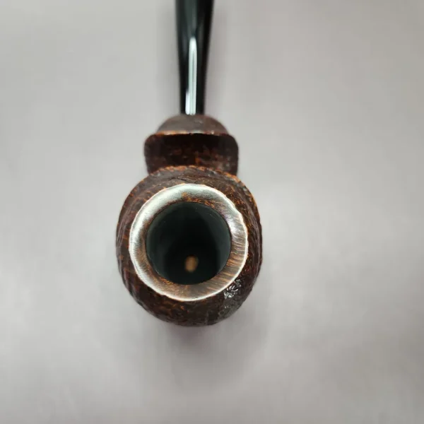 HS Studio Sandblasted Cobra Estate Briar Pipe, Unsmoked - Image 7