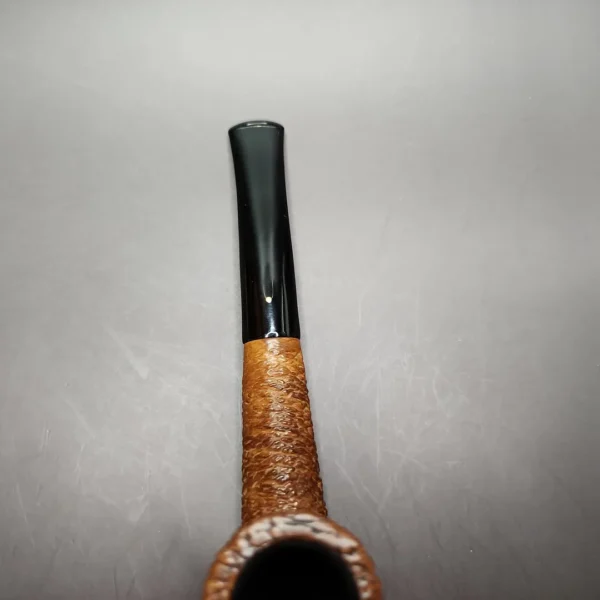 Savinelli Punto Oro Corallo 130 KS Rusticated Stack Estate Briar Pipe, Italian Estates - Image 7