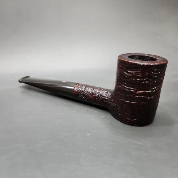 Ashton Pebble 2006  Grain XX Sandblasted Poker Estate Briar Pipe, English Estates - Image 7