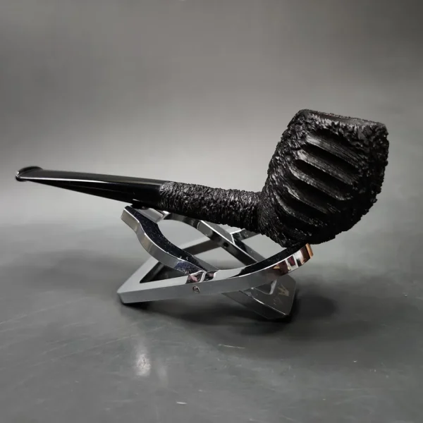 Pipe Tristan Ammonite Rusticated Cutty Handmade Briar Pipe, New - Image 7