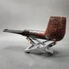 Astleys Sandblasted Brandy Estate Briar Pipe, English Estates, 9mm - Image 7