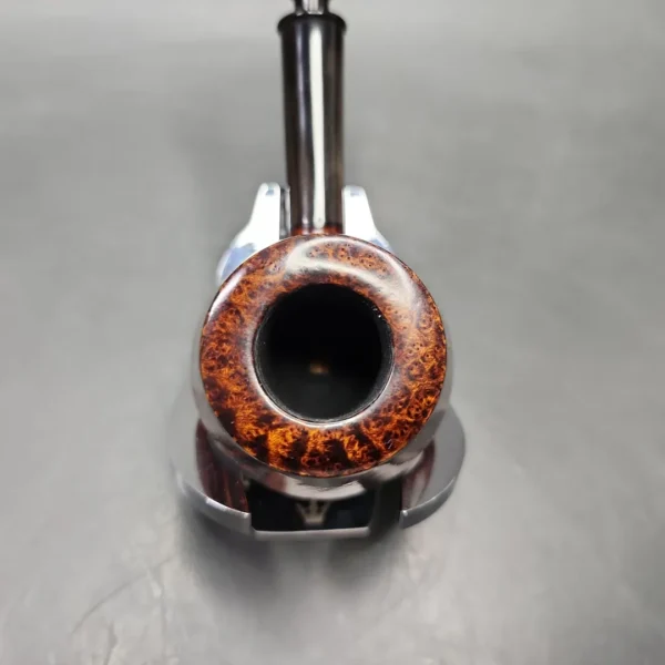 Vitale Smooth Pot w/ Horn (Sun) Handmade Briar Pipe, New - Image 7