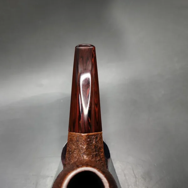 2018 Silver Gray Sandblasted Hawkbill Estate Briar Pipe, American Estates - Image 7