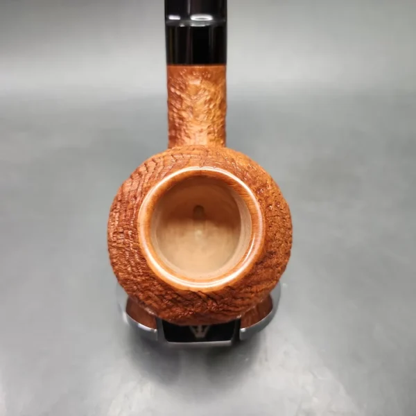 Ryan Alden Sandblasted Author (King of Clubs) Handmade Briar Pipe, Unsmoked - Image 7