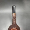 2001 Steve Weiner XXL Rusticated Apple Estate Briar Pipe, American Estates - Image 8