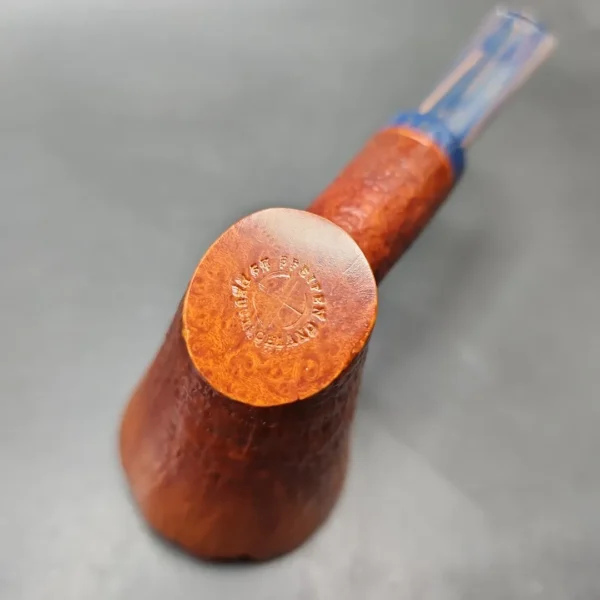 Sebastian Heck Sandblasted Poker Handmade Briar Pipe, New - Image 8