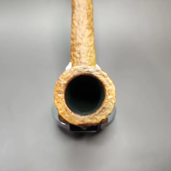 Savinelli Estella 803 EX Rusticated Lumberman Estate Briar Pipe, Italian Estates - Image 8