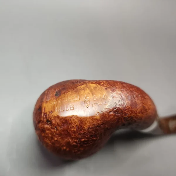 Savinelli Club 614 Sandblasted Bent Billiard Estate Briar Pipe, Italian Estates - Image 8