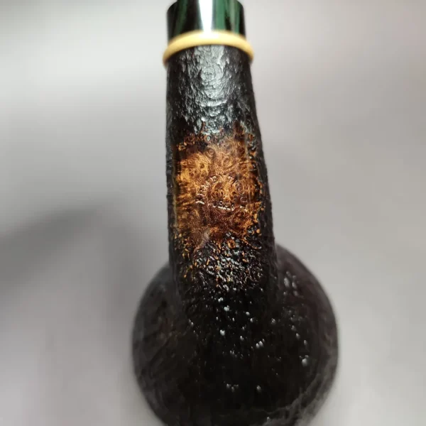 Nathan Armentout Sandblasted Bullcap w/ Boxwood Handmade Briar Pipe, New - Image 8