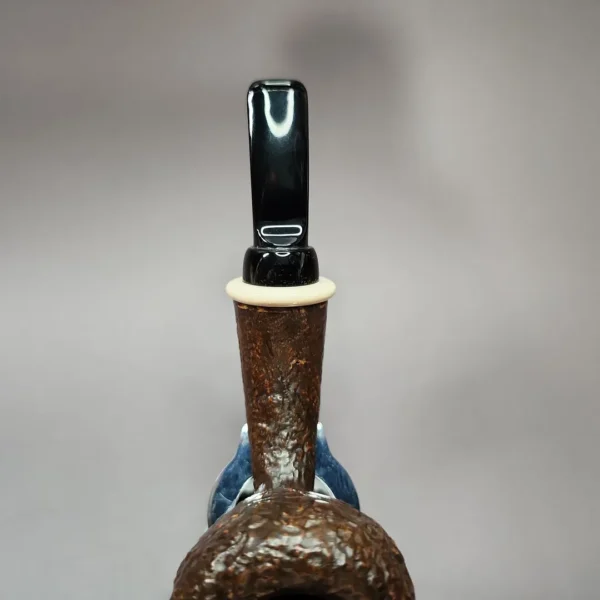 HS Studio Sandblasted Acorn Estate Briar Pipe, Unsmoked - Image 8