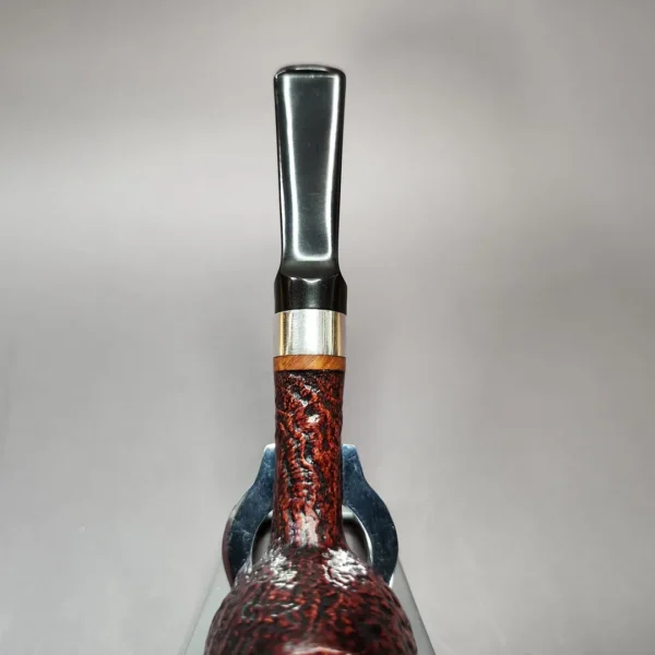WO Larsen 1864-1994 Sandblasted Brandy Estate Briar Pipe, Danish Estates - Image 8