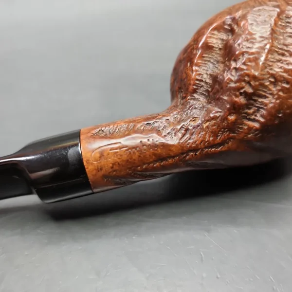 Custombilt Rusticated Bullcap Estate Briar Pipe, American Estates - Image 8