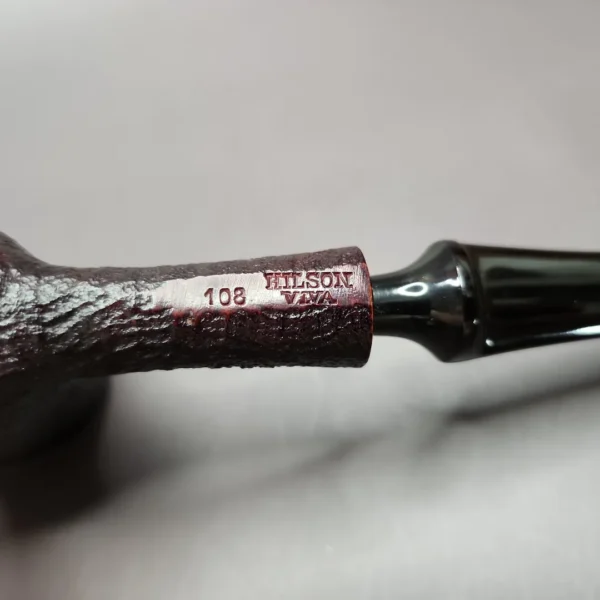 Hilson Viva 108 Sandblasted Stack Estate Briar Pipe, Belgian Estates - Image 8