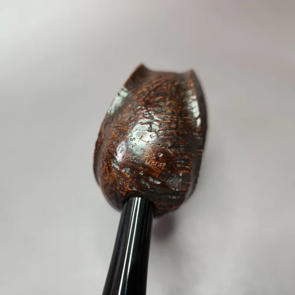 HS Studio Sandblasted Cobra Estate Briar Pipe, Unsmoked - Image 8