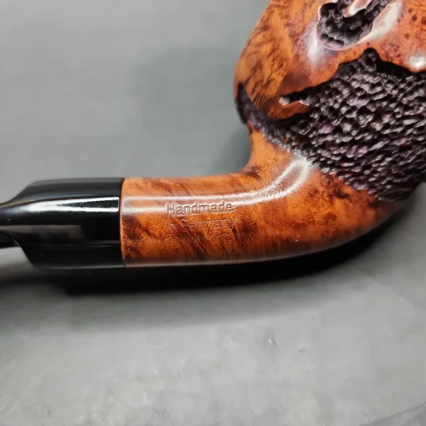 Design Berlin Handmade Bent Apple Estate Briar Pipe, German Estates - Image 8