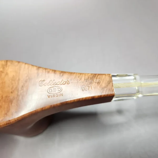 GBD Collector Virgin 9671 Smooth Sitter Estate Briar Pipe, English Estates - Image 8