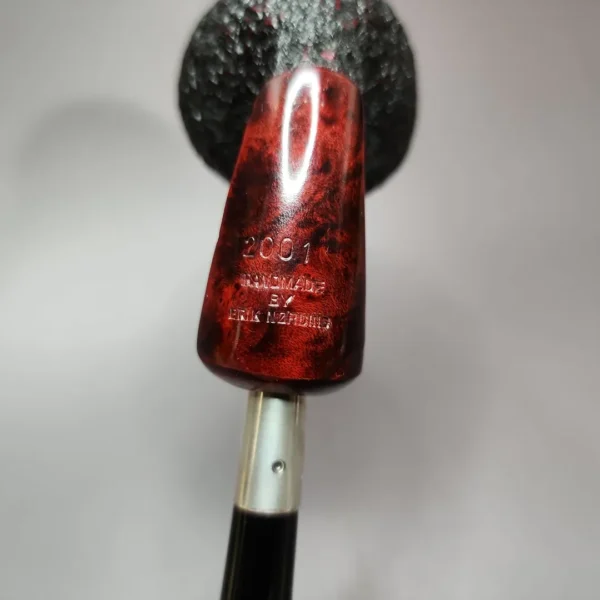 Nording 2001 Hunting Pipe Rusticated Mallard Estate Briar Pipe, Danish Estates - Image 8