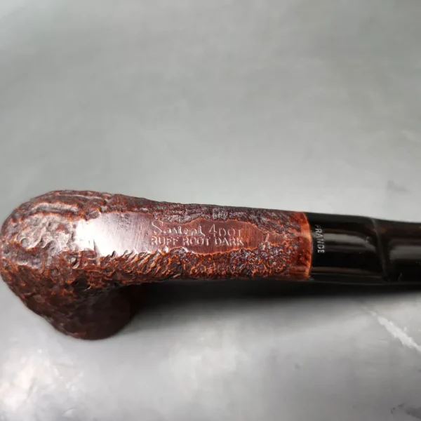 Sasieni 4 Dot Ruff Root Dark Sandblasted Dublin Estate Briar Pipe, French Estates - Image 8