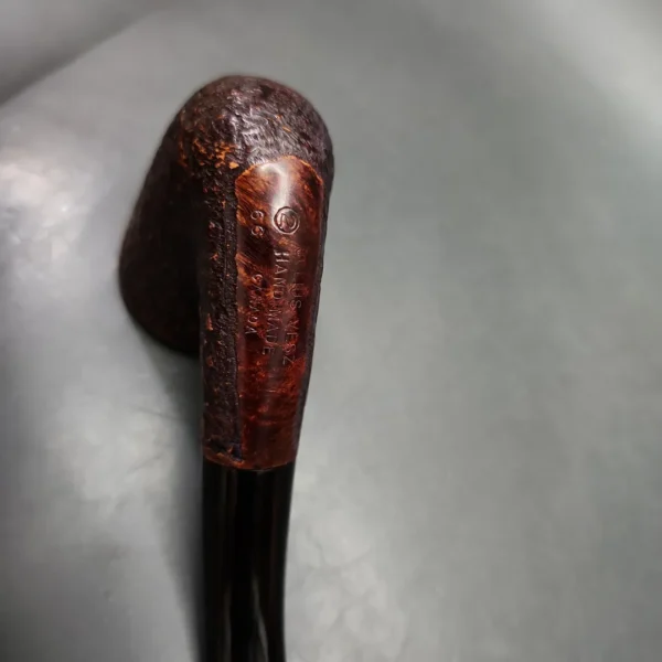 Julius Vesz Hand Made Rusticated Dublin Estate Briar Pipe, Canadian Estates - Image 8