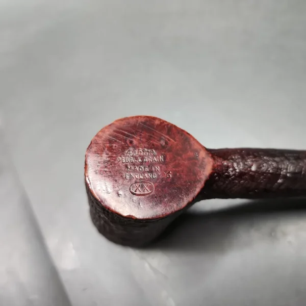 Ashton Pebble 2006  Grain XX Sandblasted Poker Estate Briar Pipe, English Estates - Image 8