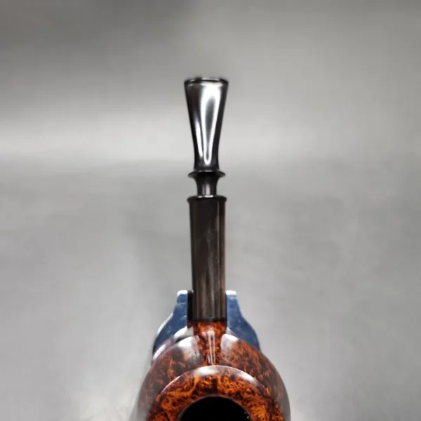 Vitale Smooth Pot w/ Horn (Sun) Handmade Briar Pipe, New - Image 8