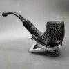 Sasieni 4 Dot Ruff Root Dark 43 Bent Billiard Estate Briar Pipe, Unsmoked - Image 8
