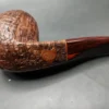 2018 Silver Gray Sandblasted Hawkbill Estate Briar Pipe, American Estates - Image 8