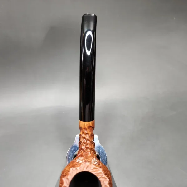 HS Studio Rusticated Volcano Estate Briar Pipe, Unsmoked - Image 8