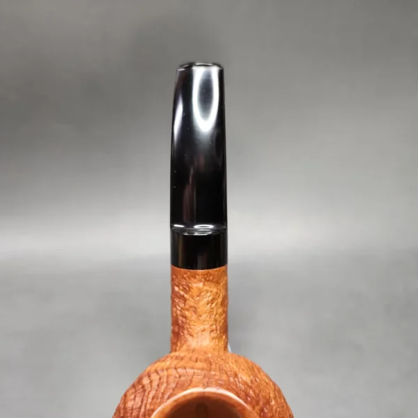 Ryan Alden Sandblasted Author (King of Clubs) Handmade Briar Pipe, Unsmoked - Image 8