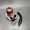 Barling Bent Billiard Block Meerschaum Pipe, Unsmoked - Image 9