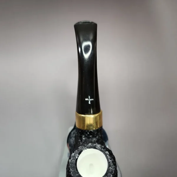 Barling Bent Billiard African Block Meerschaum Pipe, Unsmoked - Image 9