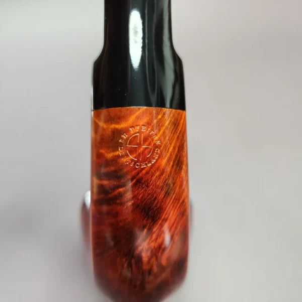 Sebastian Heck Smooth Rhodesian Handmade Briar Pipe, New - Image 9