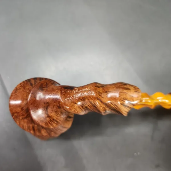 2020 Boswell's Smooth Freehand Churchwarden Estate Briar Pipe, American Estates - Image 9