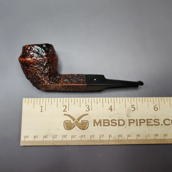 Dunhill Patent Era Shell Sandblasted Bulldog Estate Briar Pipe, English Estates - Image 9