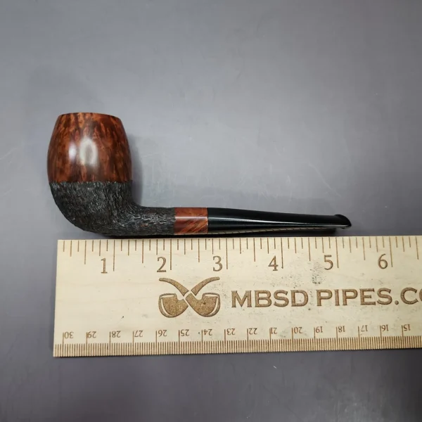 WO Larsen Partially Rusticated Egg Estate Briar Pipe, Danish Estates - Image 9